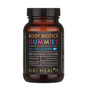 KIKI Health Body Biotics gyerekeknek (probiotikumok gyermekeknek), 175 mg, 60 gumicukor kép