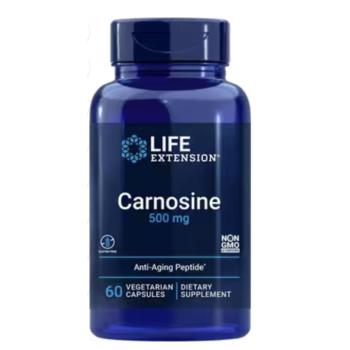 Life Extension karnozin, karnozin, 500 mg, 60 növényi kapszula kép