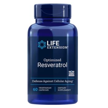 Life Extension optimalizált resveratrol, 250 mg, 60 kapszula kép