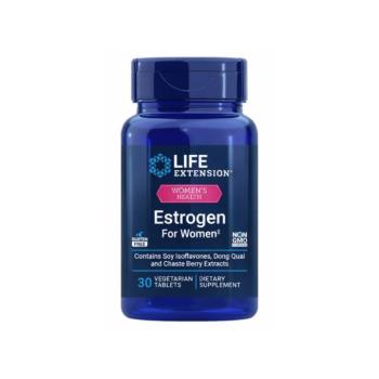 Life Extension ösztrogén nőknek, 30 vegetáriánus tabletta kép
