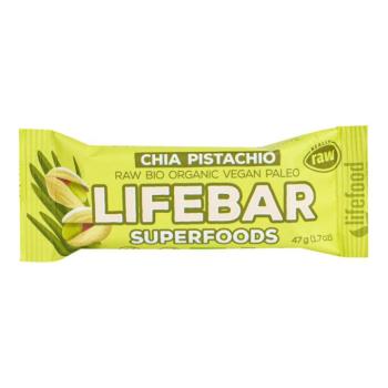 Life Food - Lifebar chia és pisztácia rúd, 47 g kép