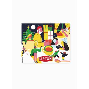 Lipton karácsonyi gyógytea válogatás, 60 filter, díszdobozban