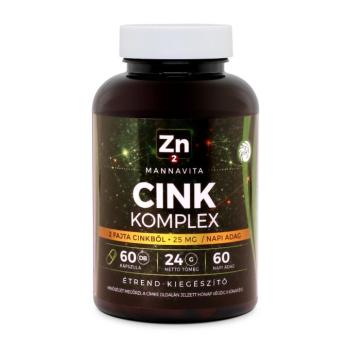 Mannavita Cink komplex 25 mg Forte • 60 db kép
