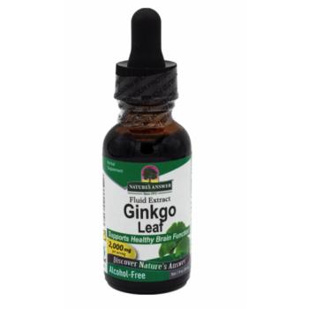 Nature's Answer Ginkgo Leaf Fluid kivonat, ginkgo biloba, kivonat, 2000 mg, 30 ml kép