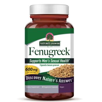 Nature's Answer Görögszéna, 600 mg, 90 kapszula