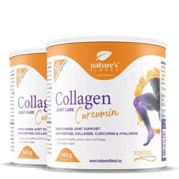 Nature's Finest Curcumin JointCare | kollagén, kurkumin és hialuronsav az ízületek támogatására | segítség merevségre, hajlékonyságra és napi mozgásra kép