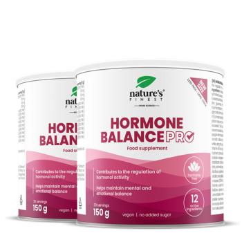 Nature's Finest Hormone Balance PRO | természetes hormon- és PMS támogatás | ashwagandha, orbáncfű, macskagyökér, cink kép
