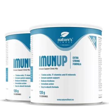 Nature's Finest Imunup Bundle | immunerendszer-támogató ital vitaminokkal, ásványi anyagokkal és aminosavakkal | napi immunitás, vitalitás és energiat kép