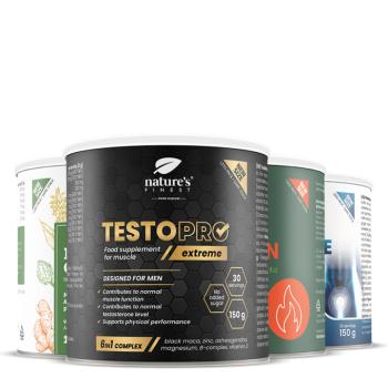 Nature's Finest Men's Bundle: Energy + Shape + Prostate Support | teszó-, méregtelenítés- és prosztataegészség-támogatás | ashwagandha, magnézium kép