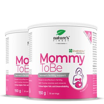 Nature’s Finest Mommy ToBe | termékenységi és fogantatás előtti kiegészítő nőknek | Quatrefolic folát, vas, cink, B‑komplex a reproduktív egészségért kép
