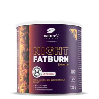 Nature's Finest Night FatBurn Extreme | Morosil vörös narancs + L-karnitin + macskagyökér | esti ital a testformáért és pihentető alvásért kép