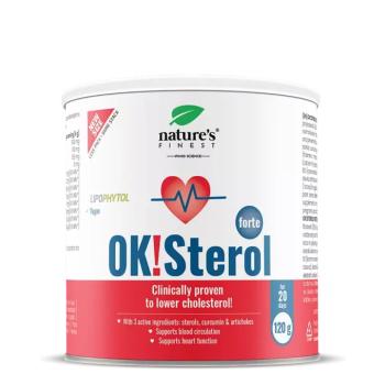Nature's Finest OK!Sterol Forte | növényi szterolok a koleszterin támogatására | kurkuma és articsóka a lipid-egyensúlyért | B‑komplex a szívnek kép