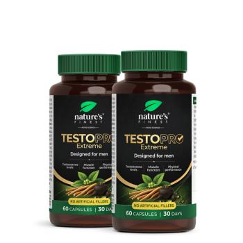 Nature's Finest TestoPRO Extreme Pack | teszó- és izomteljesítmény-támogatás | B6-vitamin, pantoténsav kép