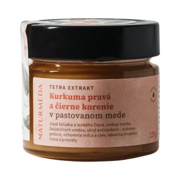 Naturmeda terápiás méz kurkumával és fekete borssal - 220 g kép