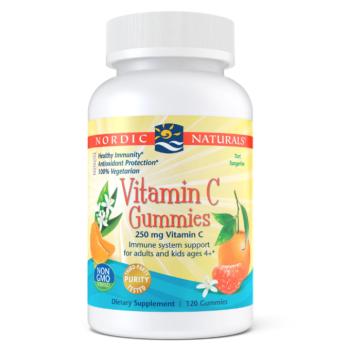 Nordic Naturals C-vitamin gumicukor (mandarin), 250 mg, 120 gumicukor kép