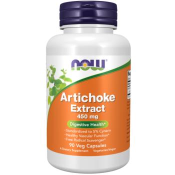 NOW articsóka (articsóka kivonat), 450 mg, 90 növényi kapszula kép