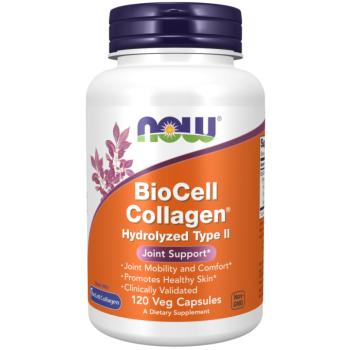 NOW Biocell kollagén hidrolizált (hidrolizált kollagén) II típusú, 120 növényi kapszula kép