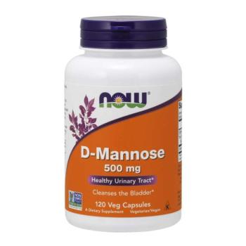 NOW D-mannóz, 500 mg, 120 növényi kapszula kép
