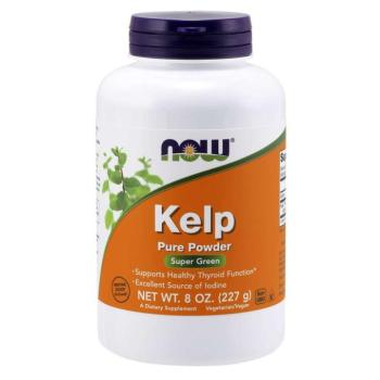 NOW Kelp Organic - moszat természetes jóddal, por, 227 g kép