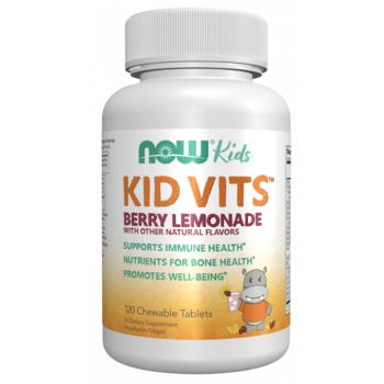 NOW Kid Vits, Berry robbanás, Multivitamin gyerekeknek, 120 rágógomb kép