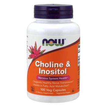 NOW Kolin és inozit, 500 mg, 100 kapszula kép
