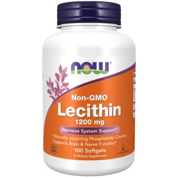 NOW Lecitin (lecitin), 1200 mg, 100 db lágyzselé kapszula kép