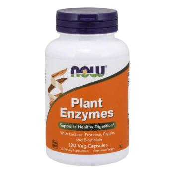 NOW Plant Enzymes, Növényenzimek, 120 növényi kapszulában