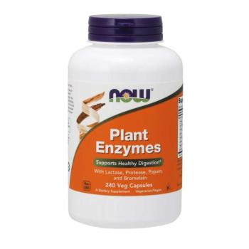 NOW Plant Enzymes, Növényenzimek, 240 növényi kapszulában kép