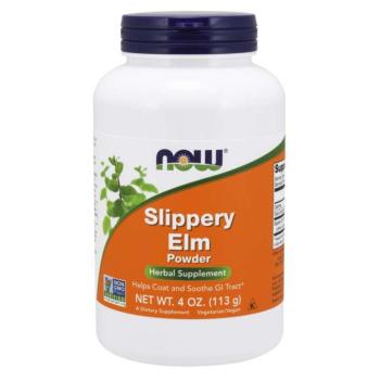 NOW Slippery Elm (Red Elm), tiszta por, 113 g kép