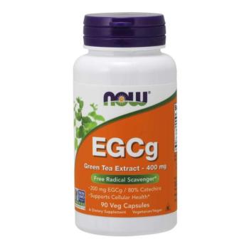 NOW Zöld tea kivonat EGCg-vel, 400 mg, 90 gyógynövényes kapszula kép