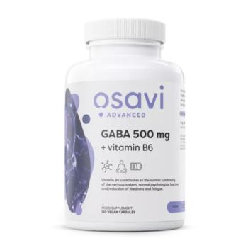 Osavi GABA 500 mg + B6-vitamin, 120 növényi kapszula, 120 adag kép