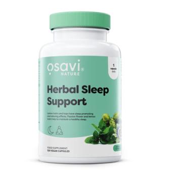 Osavi Herbal Sleep Support, gyógynövényes alvástámogatás, 120 vegán kapszula kép