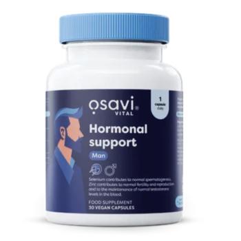 Osavi Hormonális támogatás Férfi, hormonális támogatás férfiaknak, 30 db növényi kapszula kép