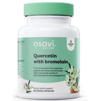 Osavi Quercetin Bromelainnel, Quercetin Bromelainnel, 60 db növényi kapszula kép
