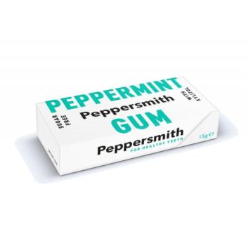 PEPPERSMITH rágógumi - borsmenta, 15 G kép