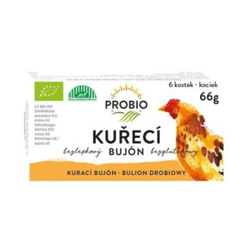 PROBIO - Csirkekocka húsleves 6 x 0,5 l, BIO, 66 g kép