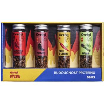 Sens - Ropogósra sült tücskök, ajándékkészlet, meleg, 4 x 20 g kép