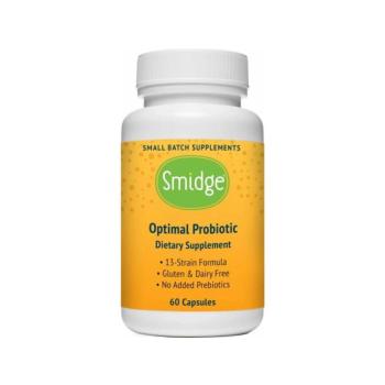 Smidge Optimal Probiotikumok, 13 törzs, 10 milliárd CFU, 60 növényi kapszula kép