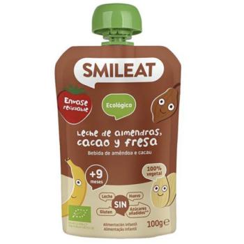 Smileat tasak mandulatej, alma, banán, eper, rizs és kakaó 9M+, BIO, 100 g kép