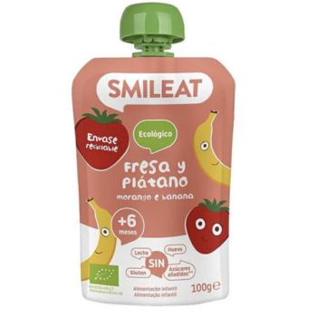 Smileat táska eper, banán és sárgarépa 6M+, bio, 100 g kép