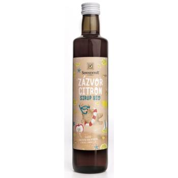 Sonnentor, Ginger Citrom szirup, BIO, 500 ml kép