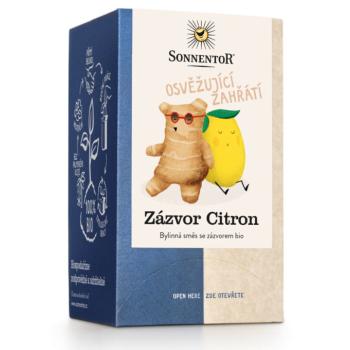 Sonnentor - Ginger Lemon, adagolt tea, BIO, 18 db kép