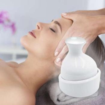 Stressz csökkentő, hajhagyma stimuláló fejmasszírozó készülék kép