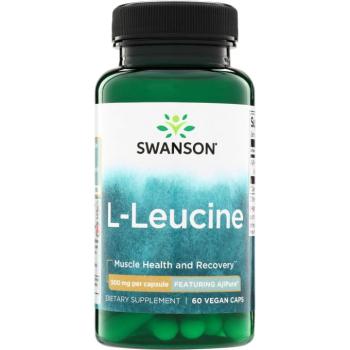 Swanson AjiPure L-leucin, 500 mg, 60 növényi kapszula kép