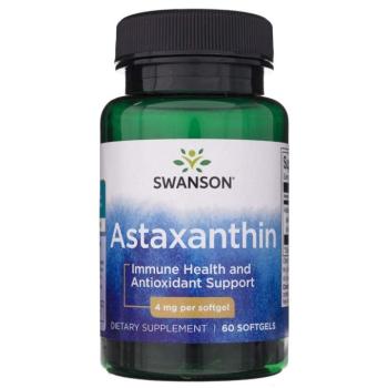 Swanson Astaxanthin, 4 mg, 60 lágy zselatin kapszula kép