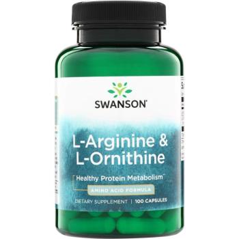 Swanson L-arginin és L-ornitin, 100 kapszula kép