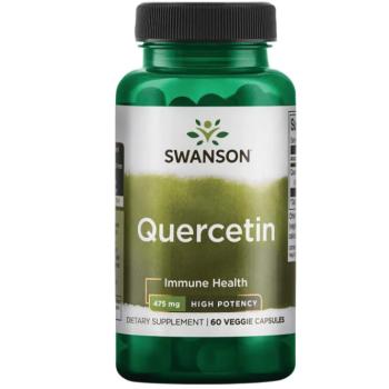 Swanson nagy hatású kvercetin, 475 mg, 60 növényi kapszula