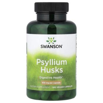 Swanson Psyllium héjak, 610 mg, 100 kapszula kép