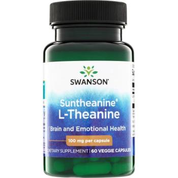 Swanson SunL-theanin L-theanin, 100 mg, 60 növényi kapszula kép