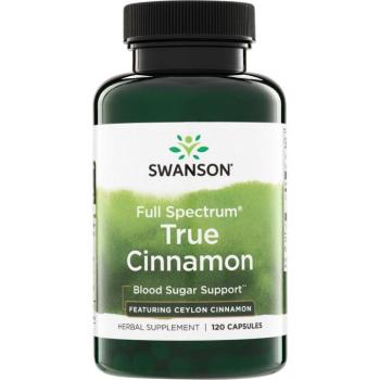 Swanson True Cinnamon Full Spectrum, 120 kapszula